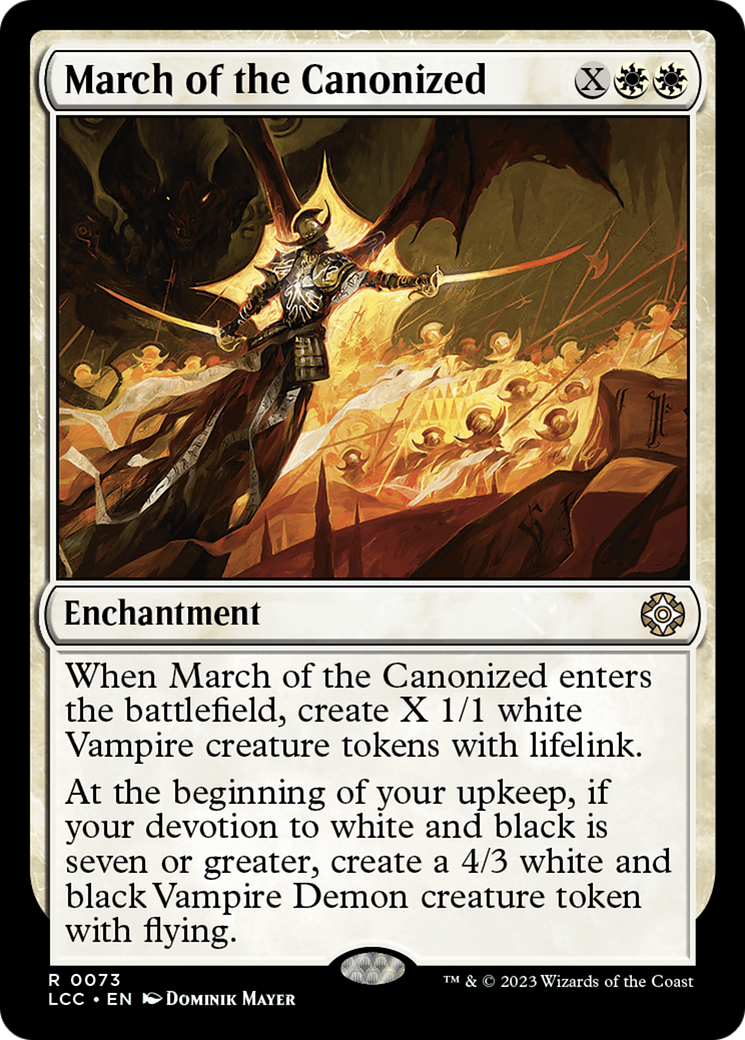 March of the Canonized [The Lost Caverns of Ixalan Commander] | Good Games Adelaide SA