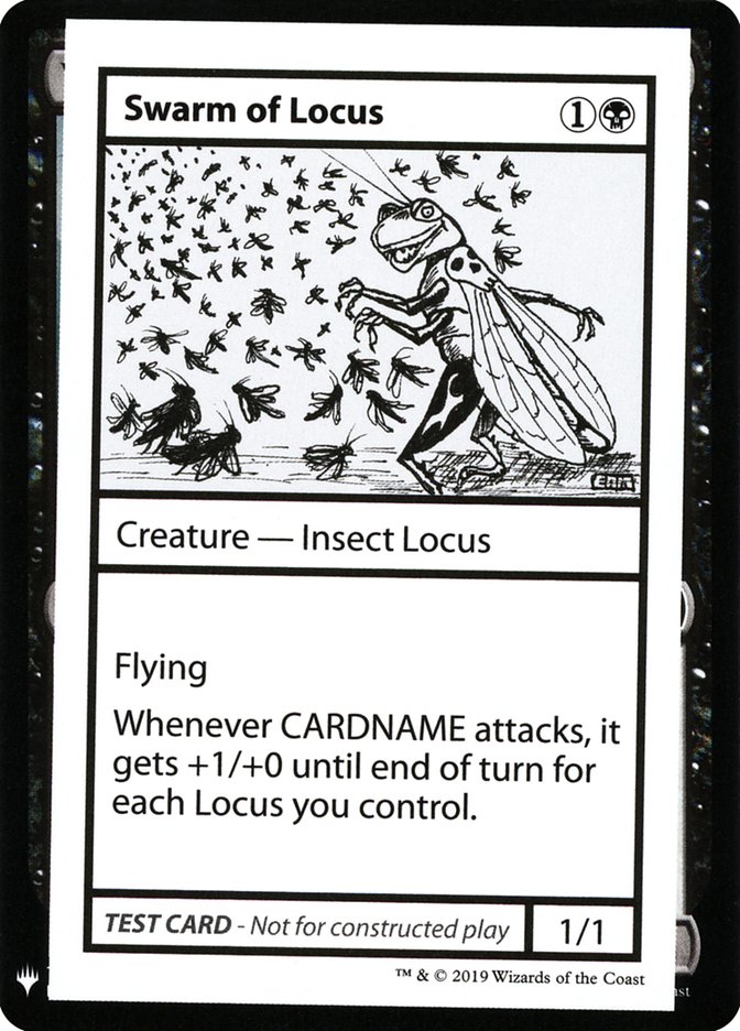 Swarm of Locus [Mystery Booster Playtest Cards] | Good Games Adelaide SA