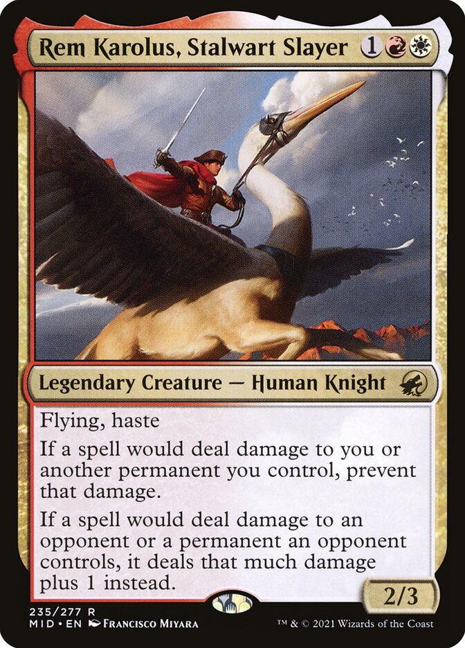 Rem Karolus, Stalwart Slayer 235 (Innistrad: Midnight Hunt)  | Good Games Adelaide SA