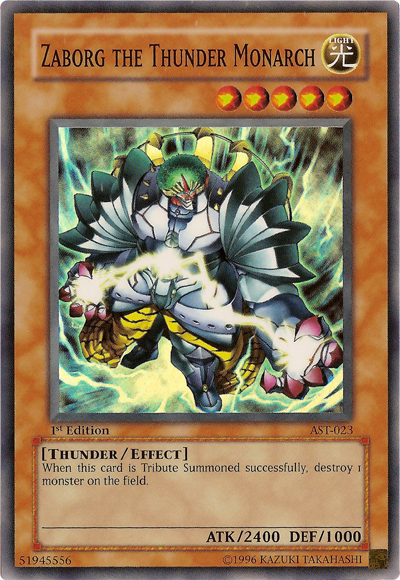 Zaborg the Thunder Monarch [AST-023] Super Rare | Good Games Adelaide SA