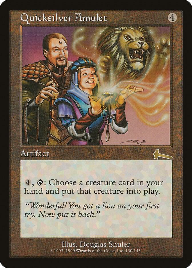 Quicksilver Amulet 130 (Urza's Legacy)  | Good Games Adelaide SA