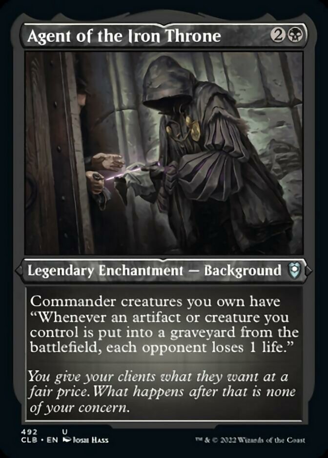 Agent of the Iron Throne (Foil Etched) [Commander Legends: Battle for Baldur's Gate] | Good Games Adelaide SA