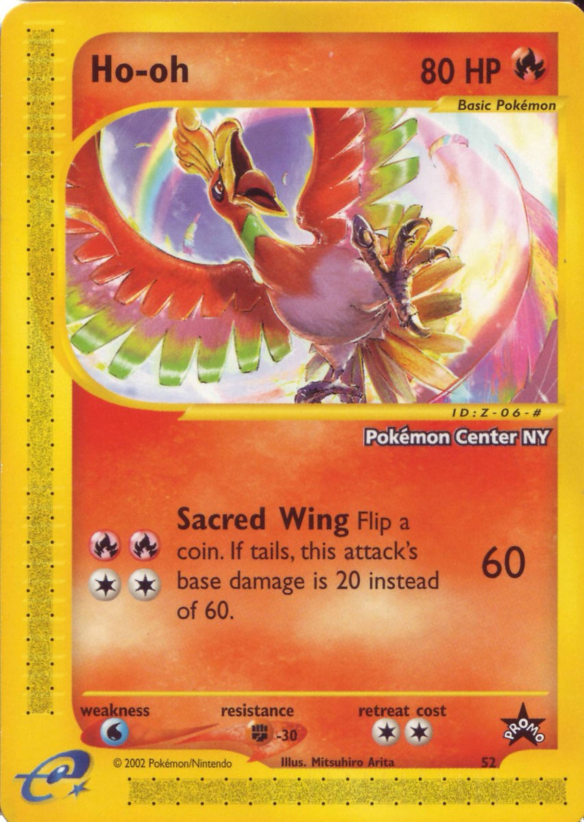 Ho-oh (52) (Pokemon Center NY Promo) [Wizards of the Coast: Black Star Promos] | Good Games Adelaide SA
