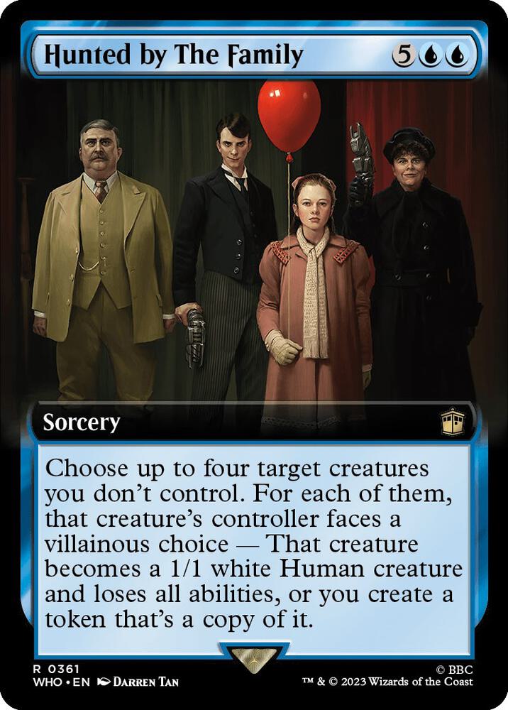 Hunted by The Family 361 (Universes Beyond: Doctor Who)  - Foil | Good Games Adelaide SA