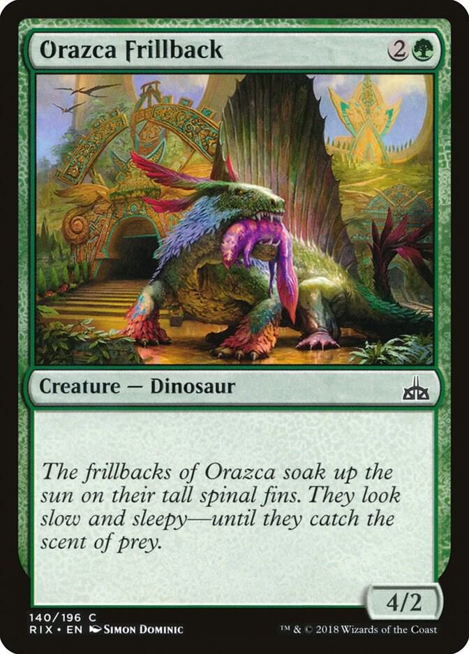 Orazca Frillback 140 (Rivals of Ixalan)  - Foil | Good Games Adelaide SA