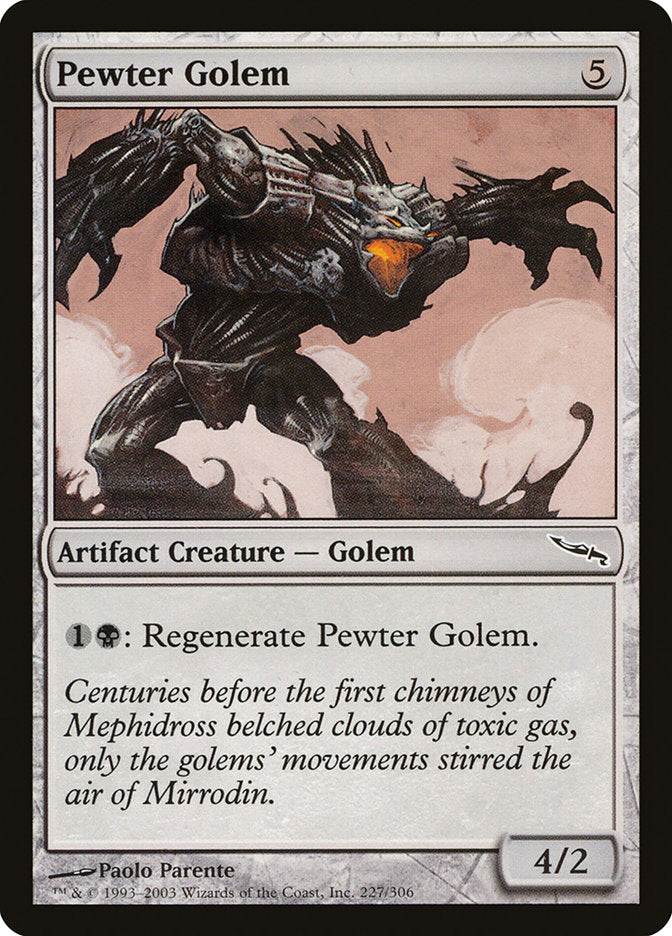 Pewter Golem 227 (Mirrodin)  | Good Games Adelaide SA