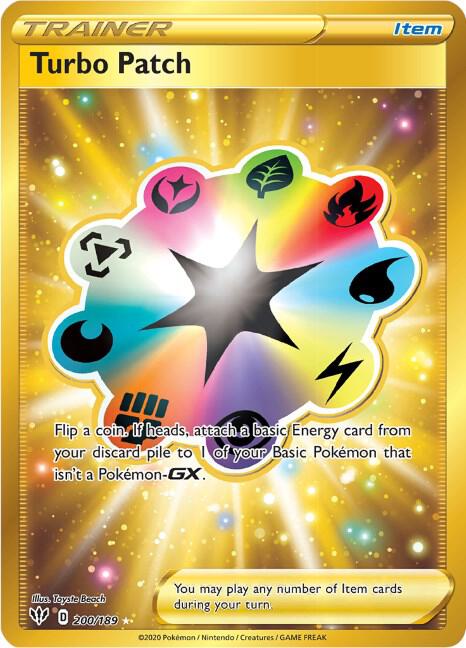 Turbo Patch Secret 200/189 (SWSH03: Darkness Ablaze)  - Holofoil | Good Games Adelaide SA