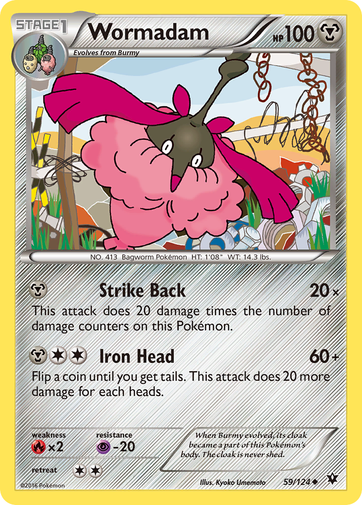 Wormadam (59/124) [XY: Fates Collide] | Good Games Adelaide SA