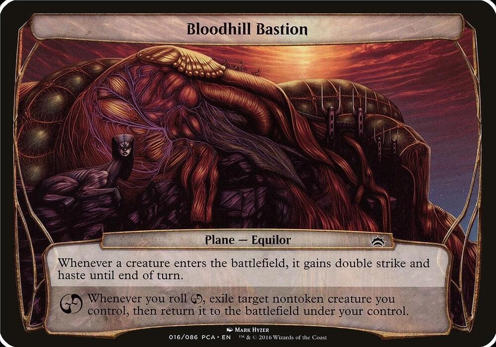 Bloodhill Bastion Planechase Anthology  (Oversize Cards)  | Good Games Adelaide SA