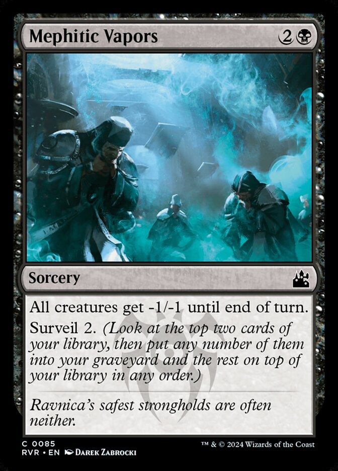 Mephitic Vapors 85 (Ravnica Remastered)  - Foil | Good Games Adelaide SA