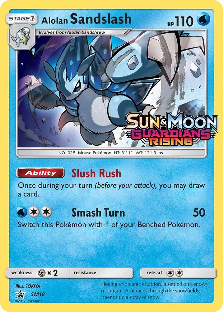 Alolan Sandslash Prerelease SM18 (SM Promos)  - Holofoil | Good Games Adelaide SA