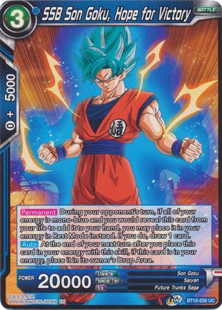 SSB Son Goku, Hope for Victory (BT10-036) [Rise of the Unison Warrior 2nd Edition] | Good Games Adelaide SA