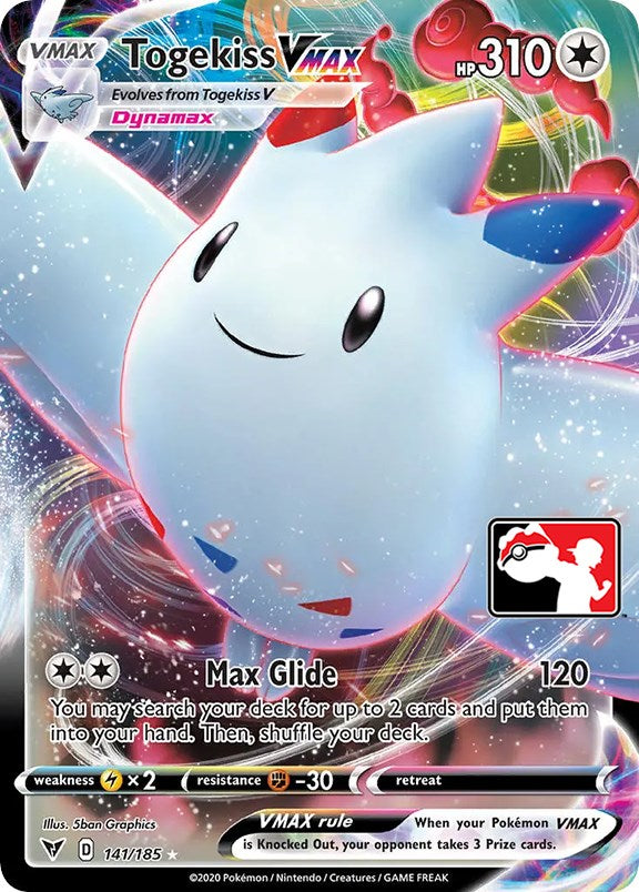 Togekiss VMAX (141/185) [Prize Pack Series One] | Good Games Adelaide SA