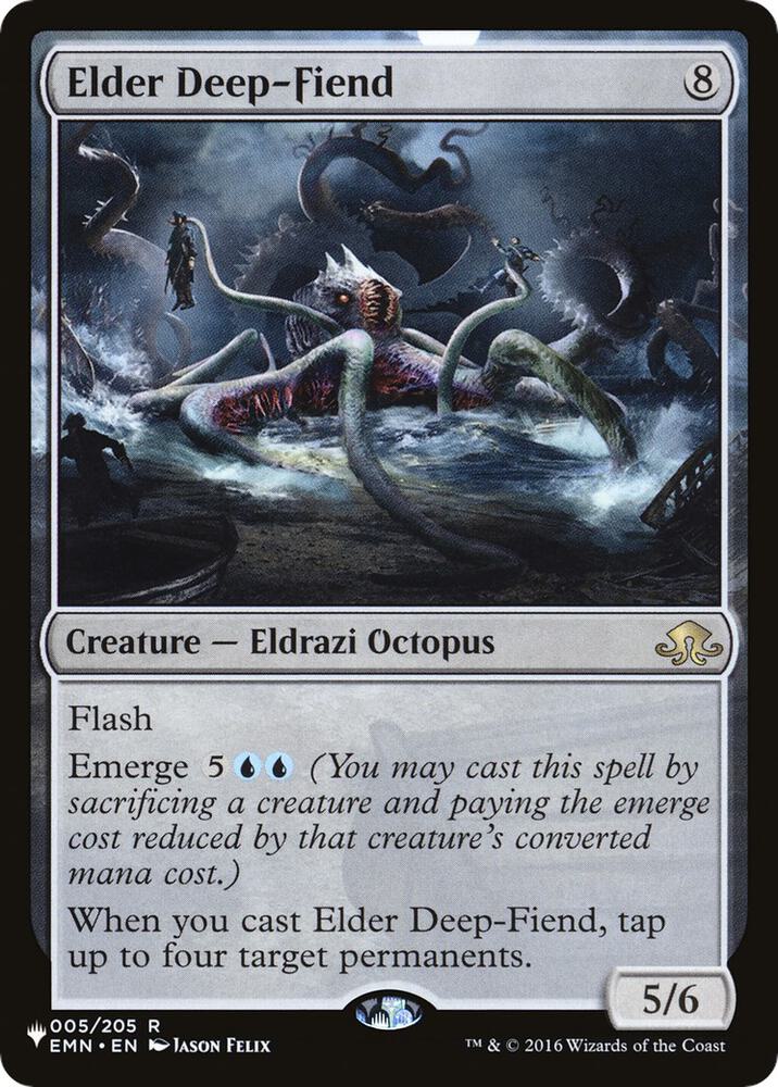 Elder Deep Fiend 005/205 (The List Reprints)  | Good Games Adelaide SA