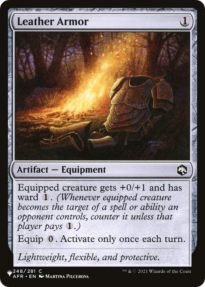 Leather Armor 248/281 (The List Reprints)  | Good Games Adelaide SA