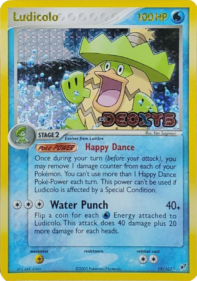 Ludicolo (19/107) (Stamped) [EX: Deoxys] | Good Games Adelaide SA