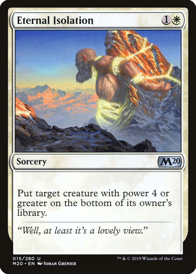 Eternal Isolation [Core Set 2020] | Good Games Adelaide SA