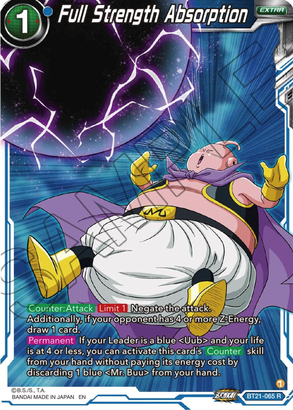 Full Strength Absorption (BT21-065) [ZENKAI Series: Set 04] | Good Games Adelaide SA