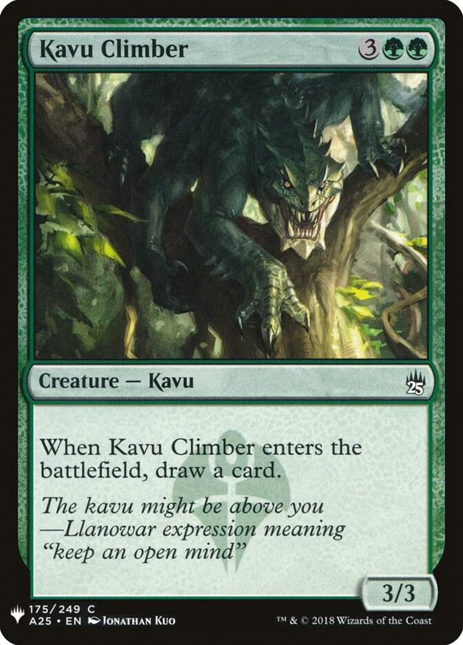 Kavu Climber 175 (The List Reprints)  | Good Games Adelaide SA
