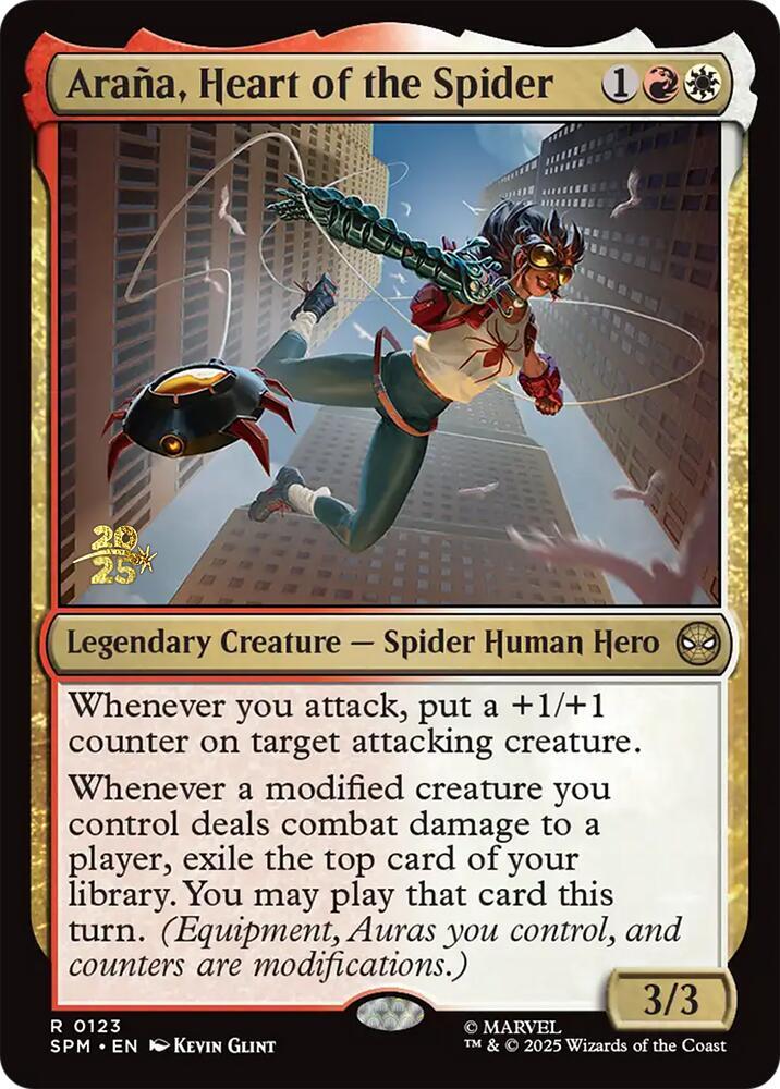 Araña, Heart of the Spider 123 (Prerelease Cards)  - PreRelease Foil | Good Games Adelaide SA
