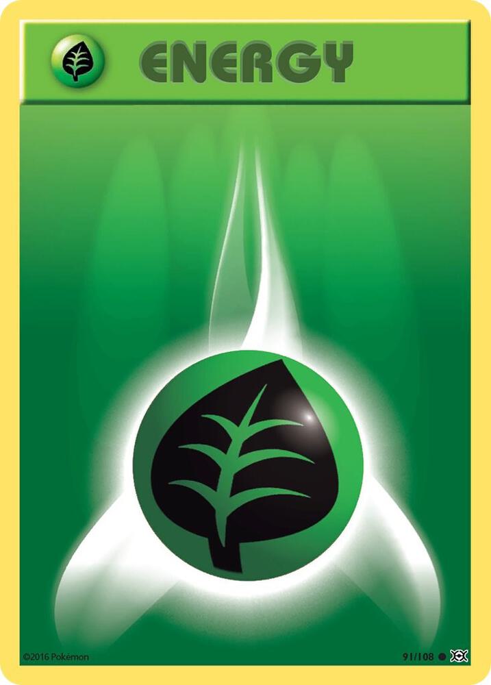 Grass Energy 91/108 (XY - Evolutions)  | Good Games Adelaide SA