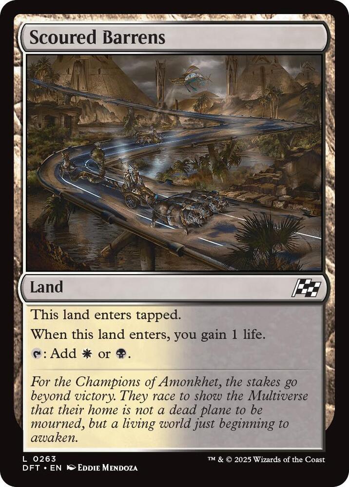 Scoured Barrens 263 (Aetherdrift)  - Foil | Good Games Adelaide SA