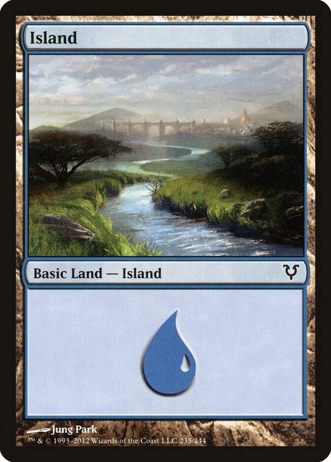 Island 235 235 (Avacyn Restored)  - Foil | Good Games Adelaide SA