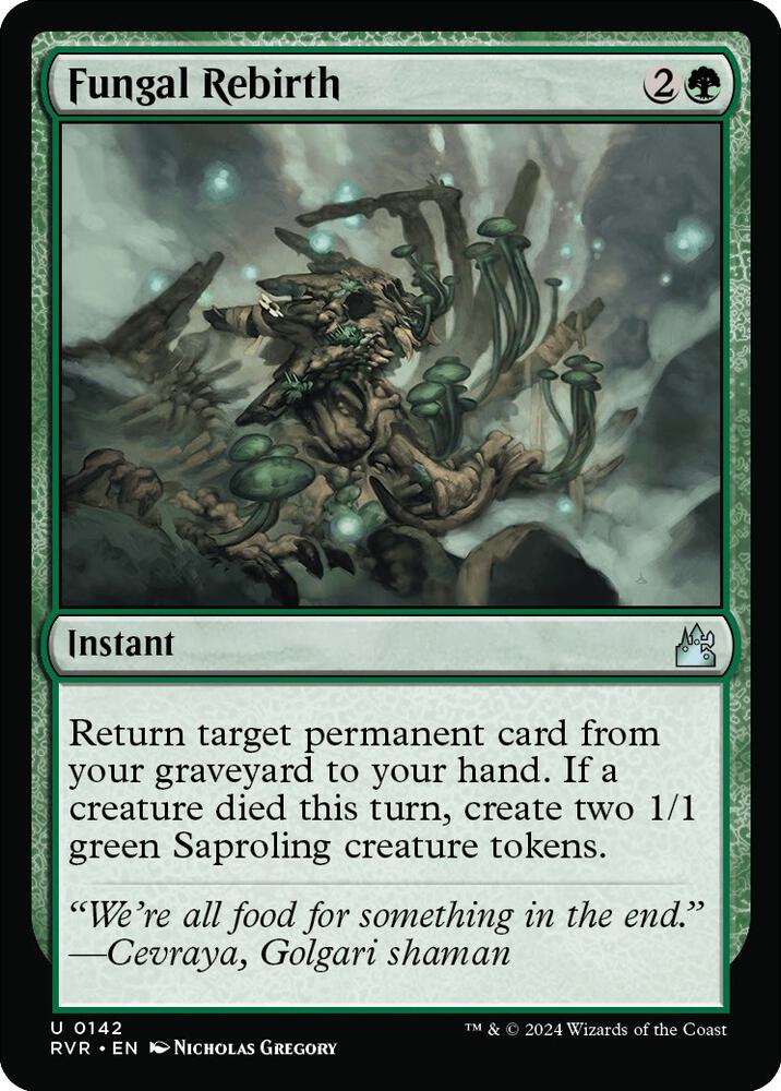 Fungal Rebirth 142 (Ravnica Remastered)  | Good Games Adelaide SA