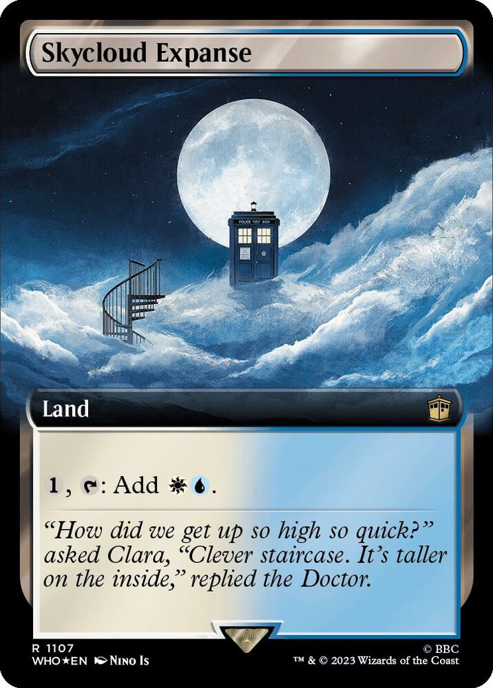 Skycloud Expanse 1107 (Universes Beyond: Doctor Who)  - Foil | Good Games Adelaide SA