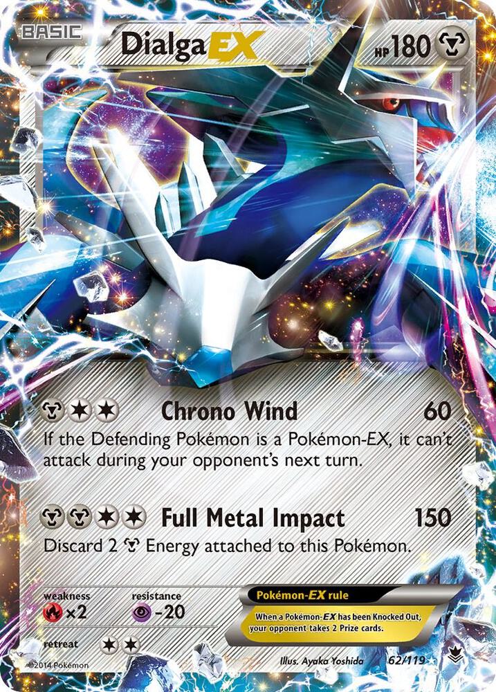 Dialga EX 62/119 (XY - Phantom Forces)  - Holofoil | Good Games Adelaide SA