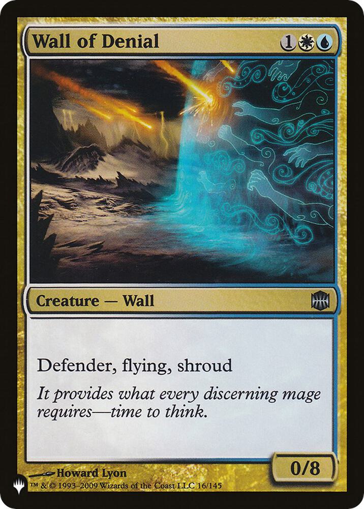 Wall of Denial 16/145 (The List Reprints)  | Good Games Adelaide SA