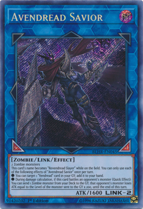 Avendread Savior [BLHR-EN045] Secret Rare | Good Games Adelaide SA