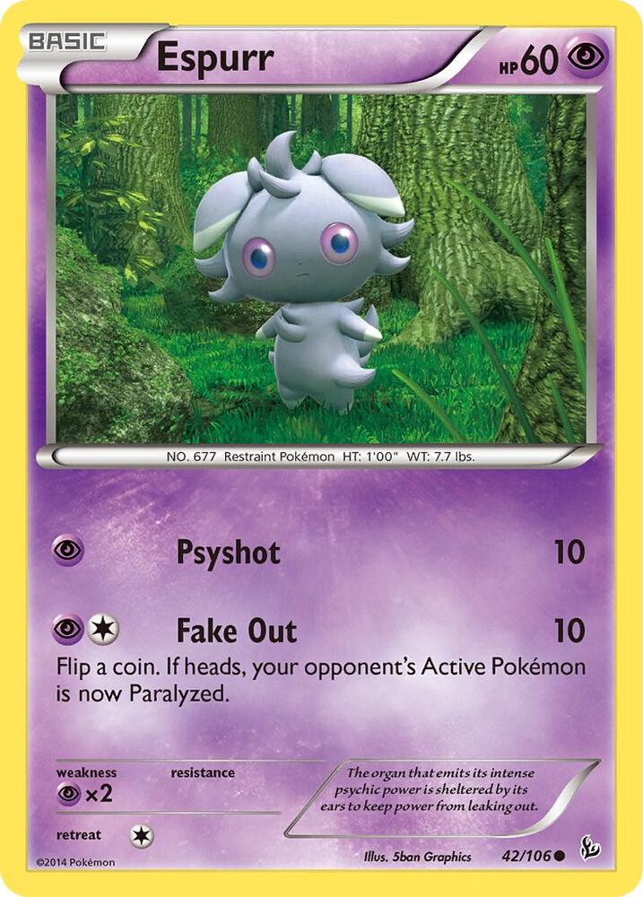 Espurr 42/106 (XY - Flashfire)  | Good Games Adelaide SA
