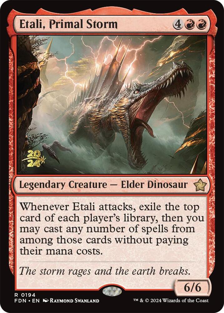 Etali Primal Storm FDN 194 (Prerelease Cards)  - Foil | Good Games Adelaide SA
