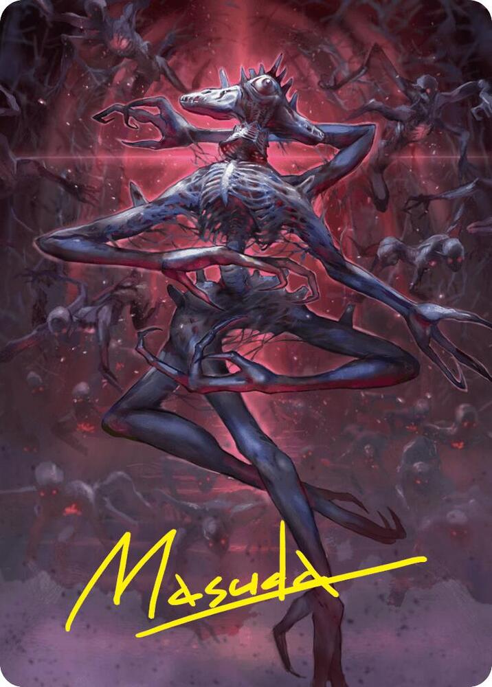 Overlord of the Balemurk Art Card Gold Stamped Signature 47 (Art Series: Duskmourn: House of Horror)  | Good Games Adelaide SA