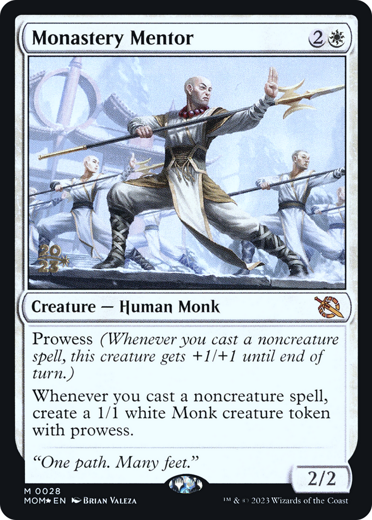Monastery Mentor [March of the Machine Prerelease Promos] | Good Games Adelaide SA