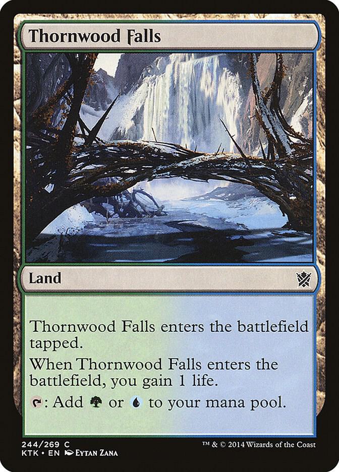 Thornwood Falls 244 (Khans of Tarkir)  - Foil | Good Games Adelaide SA