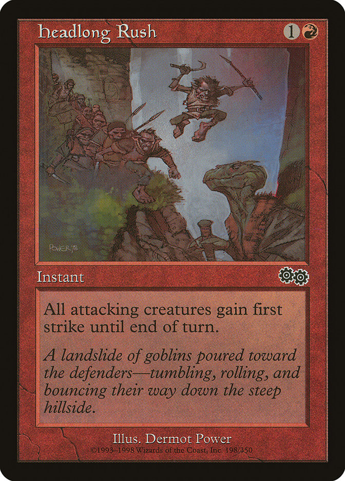Headlong Rush 198 (Urza's Saga)  | Good Games Adelaide SA