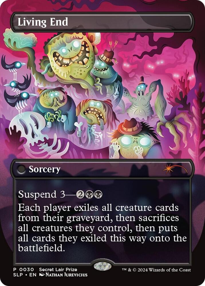 Living End 30 (Secret Lair Showdown)  - Borderless Foil | Good Games Adelaide SA