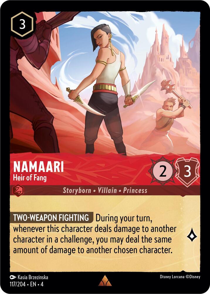 Namaari Heir of Fang 117/204 (Ursula's Return)  | Good Games Adelaide SA