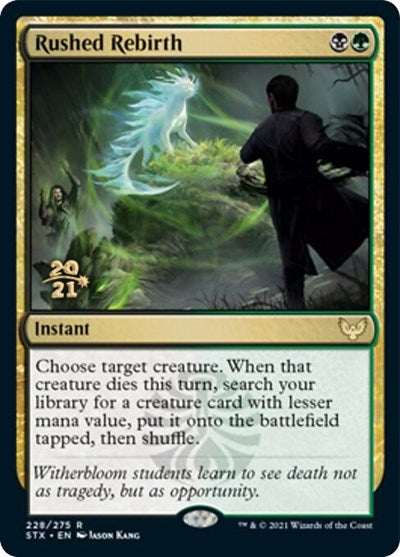 Rushed Rebirth [Strixhaven: School of Mages Prerelease Promos] | Good Games Adelaide SA