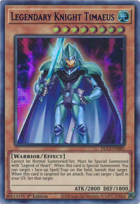 Legendary Knight Timaeus (Purple) [DLCS-EN001] Ultra Rare | Good Games Adelaide SA