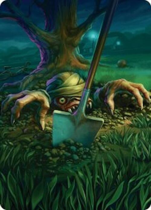 Exhume Art Card 52 (Art Series: Duskmourn: House of Horror)  | Good Games Adelaide SA