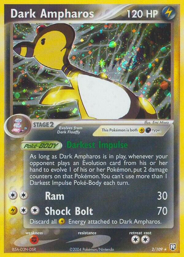 Dark Ampharos 2/109 (Team Rocket Returns)  - Holofoil | Good Games Adelaide SA