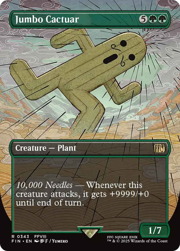 Jumbo Cactuar (Borderless) [FINAL FANTASY] | Good Games Adelaide SA