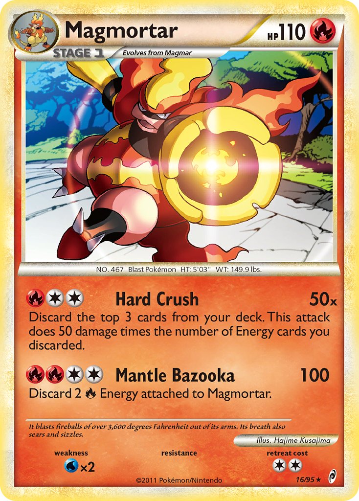 Magmortar (16/95) (Theme Deck Exclusive) [HeartGold & SoulSilver: Call of Legends] | Good Games Adelaide SA