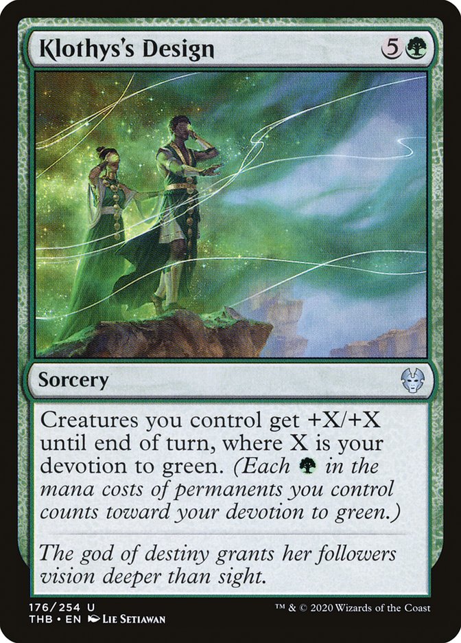 Klothys's Design 176 (Theros Beyond Death)  - Foil | Good Games Adelaide SA