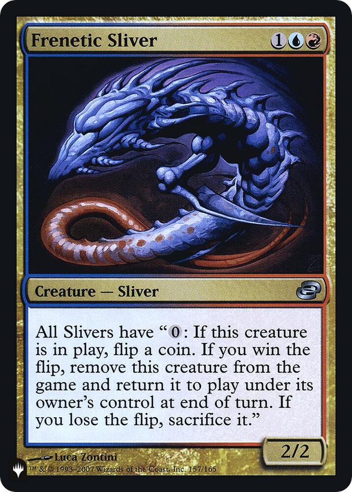 Frenetic Sliver 157 (The List Reprints)  - Foil | Good Games Adelaide SA