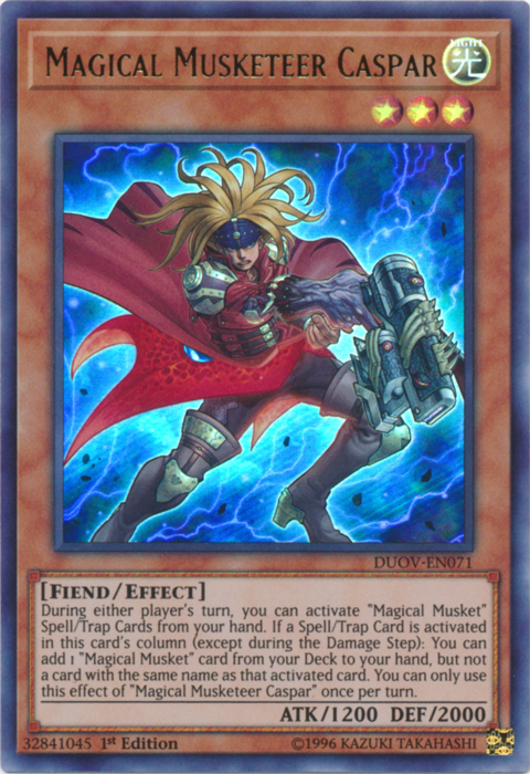 Magical Musketeer Caspar [DUOV-EN071] Ultra Rare | Good Games Adelaide SA