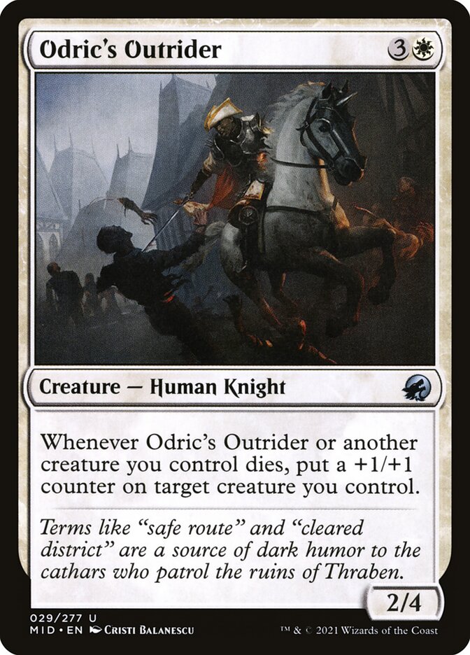 Odric's Outrider 29 (Innistrad: Midnight Hunt)  | Good Games Adelaide SA